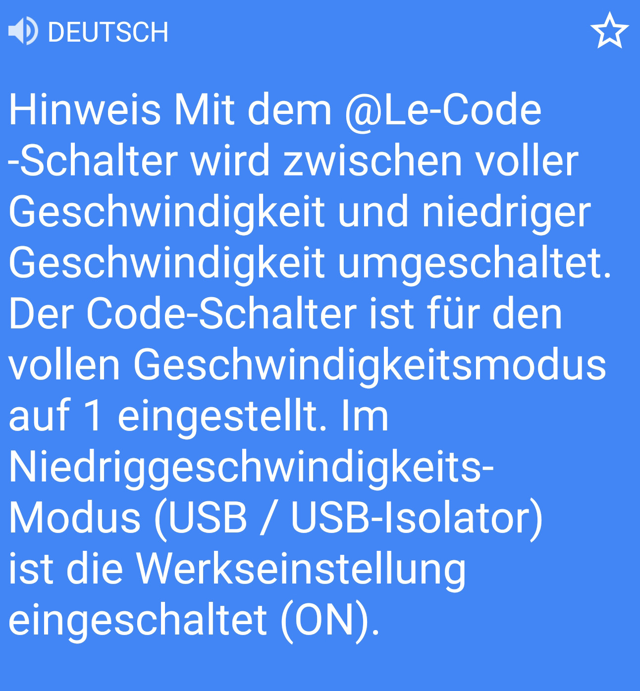 USB Isolator Manual German